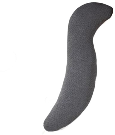 Illkjasfc Almohada Suave De 80 Cm para Abrazar Cuerpo Cojines Diseño Ergonómico Soporte Mujeres Embarazadas Niños Alivio La Ansiedad Fácil Limpieza Almohada Ergonómica Felpa