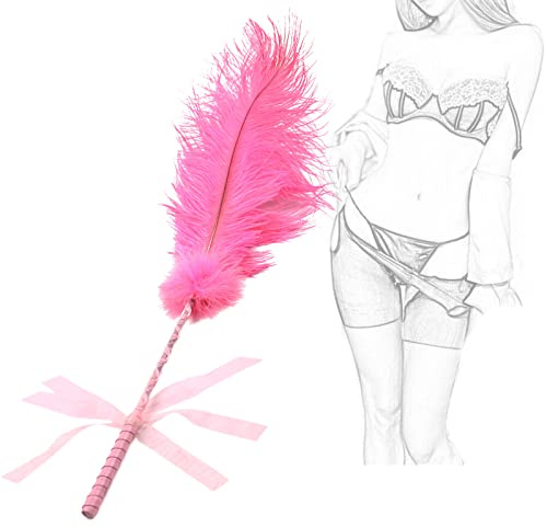 TRQOYTU Piuma Solleticatore Sesso Erotico Fustigatore Frusta Amore Piuma Clitoride Frusta Bondage Sculacciata Schiaffo Paddle Letto Restrizioni Gioco Di Ruolo Erotico Flirtare Solletico Giocattolo