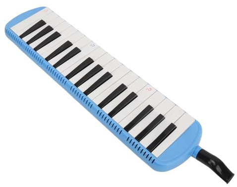 Melodica a 32 Tasti, Coltiva Interessi Musicali, Facile da Esercitarsi, Melodica Classica in ABS Stabile per gli Studenti da Suonare (BLUE)