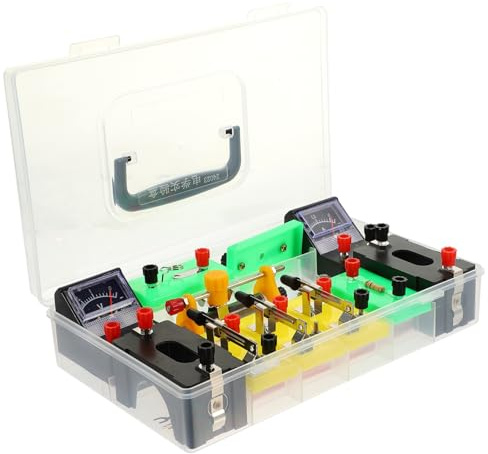 SUPVOX Caja De Experimentos Eléctricos para Secundaria Herramientas para Experimentos Físicos Material Didáctico De Electricidad para Estudiantes Kit De De Electricidad para Escuela De Pa