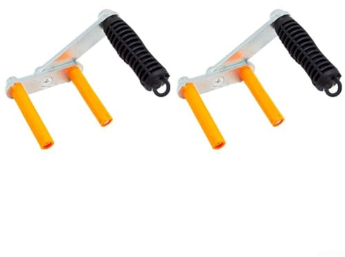 Zilimontt 2 abrazaderas de placa de elevación resistentes con mango antideslizante para losas de piedra, paneles de vidrio y marcos de transporte en proyectos de construcción y renovación