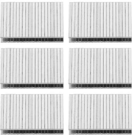 KONTONTY 120 Piezas De Repuesto Para Persianas Varillas Fijadores Clavos YSujetadores Para Persianas Verticales Y Domésticas Color Plata