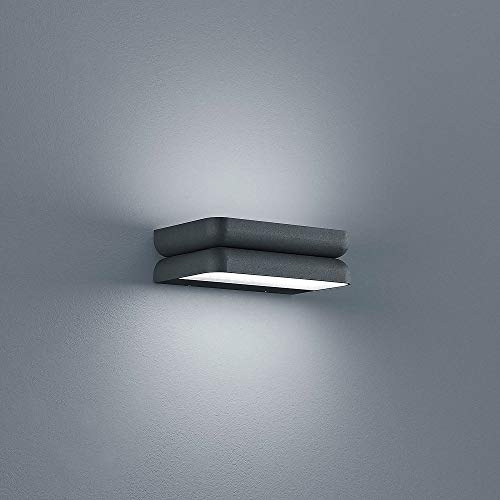 Helestra LED Wand-Außenleuchte Snap IP54 1680jm Graphit