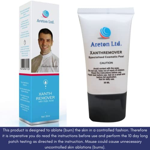 Gel al Acido Glicolico 70% Rimuove cheratosi seborroiche, Xantelasma, Ringiovanisce, migliora l'apparenza delle rughe, cicatrici acneiche, smagliature. Peeling cosmetico professionale casa