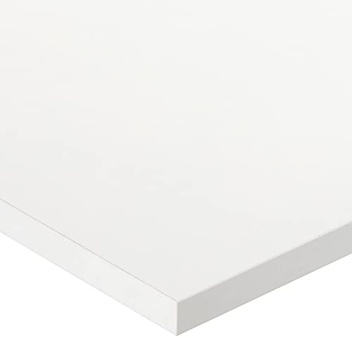 Tablakala Tablero Madera para Mesa, 120x60cm y Espesor 3cm, Acabado Blanco, Compatible con Escritorio Elevable, Tablones de Madera, Tablero Mesa