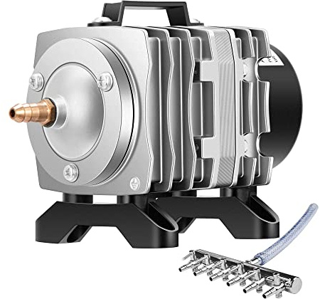 VIVOSUN 317GPH Commercial Air Pump 15W 6 Outlet 20 L/Min for Aquarium and Hydroponic Systems