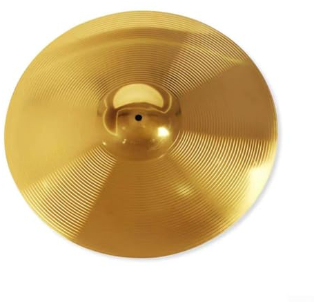 RANRAO Schlagzeug-Becken aus Messing, Schlagzeug, Splash, Crash, Hi-Hat-Becken, Splash-Becken für Spieler, Anfänger, Percussion, Musikinstrument, Teile (40,6 cm)