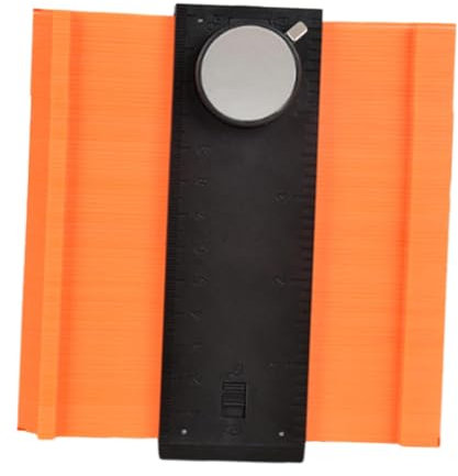 JISADER Calibre de contorno, herramienta de escriba, medida de soldadura de piso de soldadura de azulejos de carpinter, 5 Inch