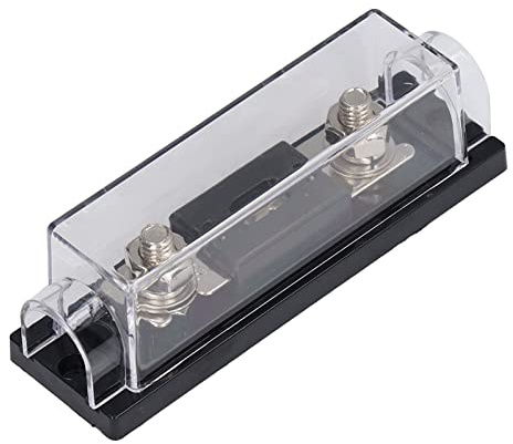 Tbest 6pcs Fusible y Fusible con Soporte 60a 80a 100a 150a 250a 300a Aleación de Cobre Chapada en Bote para Botes Audio Camión Estéreo Circuitos de Vehículos Agrícolas
