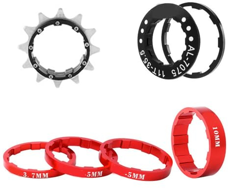 Oxtxuzdm Acciaio inossidabile a velocità singola Cogs Bici Ruote libere Acciaio ad alta resistenza Cogs a velocità singola Biciclette Pignone Ruote Libere Biciclette Cassette Cog