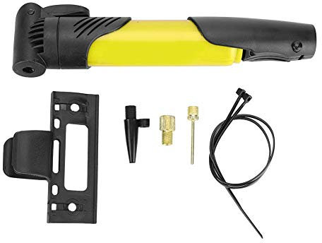 VGEBY1 Pompa ad aria per bicicletta, gonfiatore per bici portatile con kit di montaggio su telaio per riparazione di biciclette