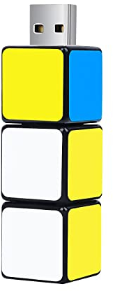 LEIZHAN Carino USB Flash Drive Computer Memory Stick USB Pendrive per insegnanti, studenti, famiglia e amici (32GB, Magic Cube)