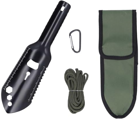 Pala Supervivencia, Pala Jardineria, Herramientas Jardineria,pequeña para Orinal De Supervivencia Multitools para Jardín, Uso De Camping Senderismo Camping