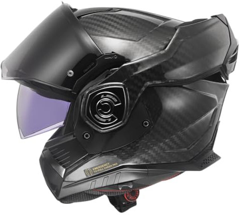 LS2, Casco Moto Modulare ADVANT X CARBON Matt Carbon, L
