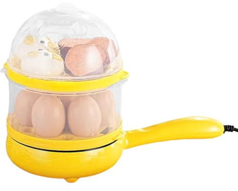 Sartén Eléctrica,Huevo Rápido Eléctrico Sartén Para Cocinar - Resistente Al Calor Portátil Para Cocina Cocina Cena Carne Aperitivos Tortitas Desayuno