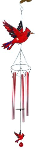 Giochi sonori a vento – decorazione da giardino artificiale – adatto per terrazza, giardino, cortile, balcone e casa