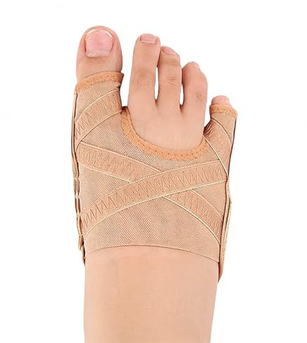 gelpretty Protector De Juanetes, Calcetines Separadores De Dedos, Endereza Dedo Gordo Pie Para Hombre Mujer Uso Diario, Gris