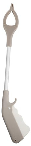 KICHOUSE Pinza Raccogli Oggetti in Lega di Alluminio 40 CM Morsetto Antiscivolo, Strumento di Raccolta Rifiuti per Uso Domestico e Raccolta Immondizia Rotazione a 90°