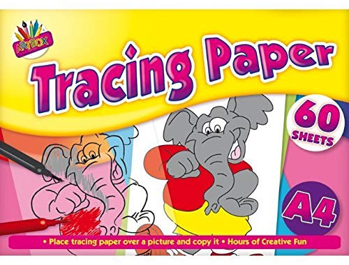 A4 Tracing Paper Pad Art Crafts School 60 x Sheets