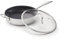 Qdesign - Dreischichtige Sauteuse - Edelstahl mit Antihaftbeschichtung - Induktionsboden - Gesundes Kochen und Einfache Reinigung - 24 cm - Silberfarben
