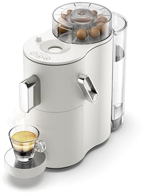 CoffeeB by café royal - Globe White - Kaffeemaschine entwickelt für die Verwendung von Coffee Balls