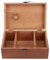 Scatola da Cucito in Legno Vecchio Stile, Organizer Per Filo da Ricamo, Scatola Per Kit da Cucito in Legno, Cestino con Scomparto, Cassetta degli Attrezzi in Legno, Kit Cestino(Empty Box)
