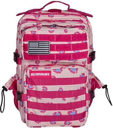 Elitex Training Elitrainx Zaino tattico idrorepellente da 25 l, per sport, cabina aereo, palestra, scomparto per computer, tessuto Oxford 1000D