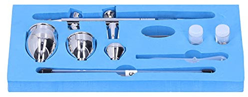 Airbrush Pistoler för Målning, Airbrush Gun Airbrush Kit med 0,2 Mm 0,3 Mm 0,5 Mm Kaliber G1/8 Airbrush Pen Spraypistol för Målning Modell Tårtdekorering
