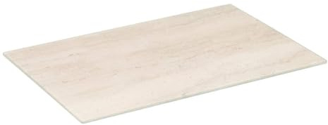 5Five - Planche à Découper HARMONY Beige en Verre Trempé - 30x20x0,4cm - Accessoire Cuisine, Utilisation Quotidienne