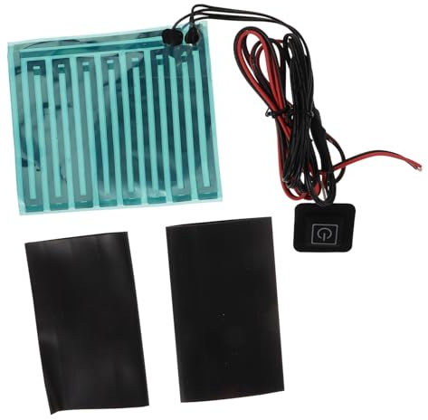 HOLIDYOYO Motorrad Beheizte Griffabdeckung Elektrische Heizung Lenkerpolster Mit Temperaturregler Schnelles Aufheizen in Sekunden Vliesstoff Für Langlebigkeit