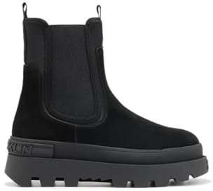 D.Franklin Damenstiefel Mittelhoch All Track Chelsea Schwarz - Damenstiefel - Freizeitmode - Größe (37) - Modell all track