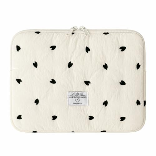 Starnearby Housse Tablette 9-11 Pouces avec Broderie Coeur