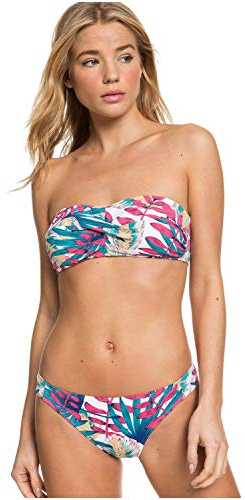 Roxy Into The Sun - Ensemble de Bikini Bandeau - Femme - L - Multi-Couleurs