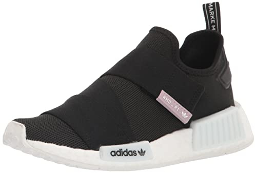 Adidas Originals Women's NMD_R1 Sneaker, Black/Black/Core White, 8.5