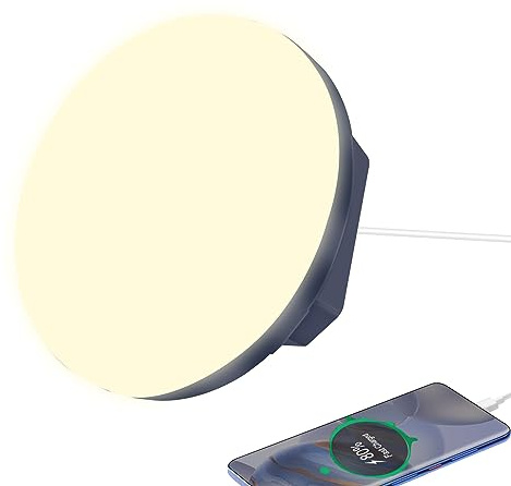 Linterna de Camping Recargable, Lámpara de Camping LED 1500 lúmenes con Control Remoto, 5600mAh Power Bank Luz de Emergencia, Magnético Fuerte N42 , Caminar, Pescar, Cortes de Energía