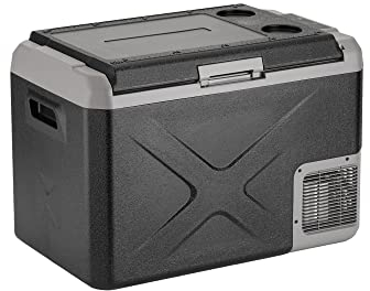 Brunner 0826052N Tragbarer Kühlschrank & Gefrierschrank mit Kompressor, geringer Verbrauch, 30 Liter, Polarys Freeze Sz 30, Temperatur -20 ℃ bis 20 ℃, Kühl-Gefrierschrank für Auto 12/24 V DC, 100/240