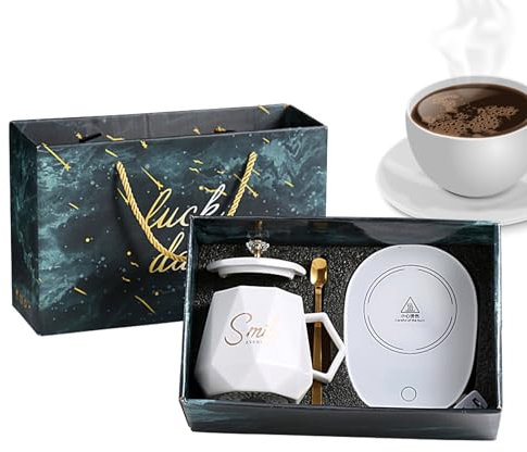 Vllold Scaldatazze USB, scaldatazze da caffè - Scaldariscaldatore Elettrico per Tazze da tè e caffè,Scaldabevande Elettrico per Mantenere Bevande e Bevande Calde per Tazze, Ciotole, Tazze in Acciaio