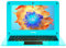 TOPOSH Mini laptop adorabilmente da 10,1 pollici per bambini, studenti e viaggiatori - multilingue, include adesivi per tastiera, 8GB di RAM, 128GB di SSD, compatibile con Win10, CPU Intel - blu