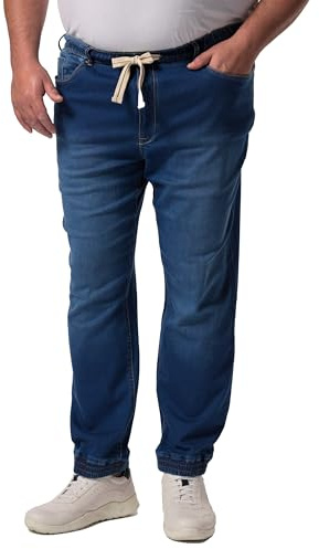 Men Plus Herren große Größen Übergrößen Menswear L-8XL Men+ Superstretch-Schlupfjeans, Straight Fit, bis 8 XL Blue Denim 8XL 837313902-8XL