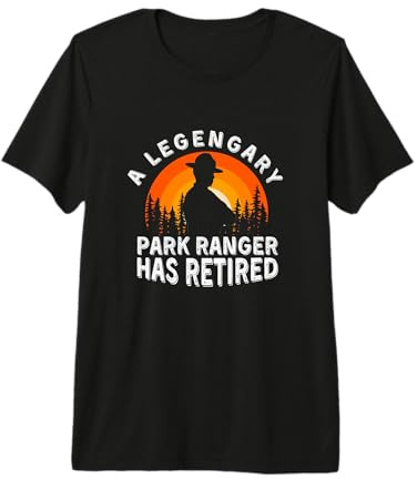 Un leggendario Park Ranger ha ritirato Divertente Festa di pensionamento Maglietta Premium