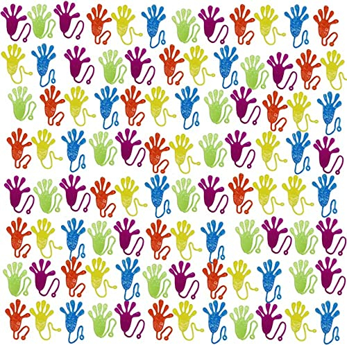 50 Klatschhand Glibber Bunte Klatschhände Glibberhand Mitgebsel Give aways Scherzartikel Spielspaß für Geburtstag Kindergeburtstag Kinder