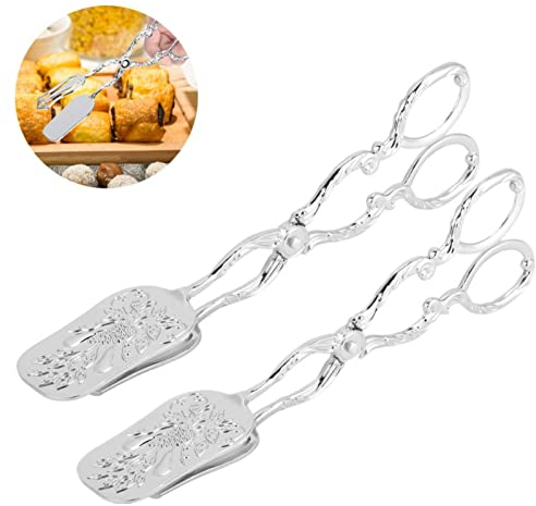 Pinze Per Buffet, 2 Pinze Per Servire Gli Alimenti Pinze Per Insalata in Acciaio Inox Pinze Per Forbici Pinze Per Dolci Pinze Per Pane Pinze Per Alimenti Pinze Per Cucina Pinze Per Bistecca
