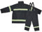 FILFEEL el Traje de Ropa Ignífuga Incluye Abrigo Y Pantalones, Mono de Combate Reflectante de Protección para Bomberos a Prueba de Calor (-20 ° C a + 200 ° C Entorno de Trabajo)(XXL)