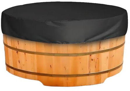 Utomhusskydd För Badtunna, Dammskydd För Möbler Runt Badkarsskydd Motståndskraftigt överdrag Till Poolen För Utomhusspa Möbelöverdrag(210 * 30CM-Svart)