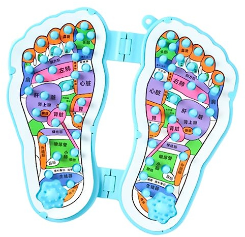 Cojín de masaje de acupuntura para pies, acupresión, mate, reflexología, herramienta para pies, almohadilla de masaje, placa de acupuntura, fisioterapia, esterilla de acupuntura