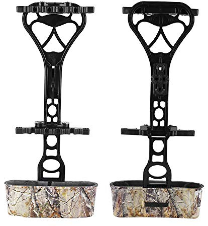 POENVFPO Carquois de Tir à L'Arc, Support Robuste pour 6 Flèches, Pratique pour les Amateurs de Tir à L'Arc avec Arc à Poulies