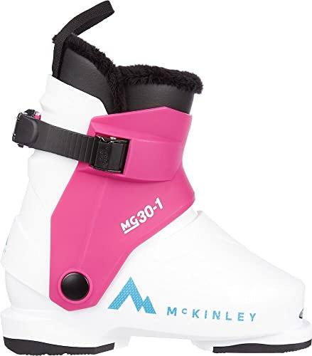 McKINLEY Jungen Unisex Kinder Mg30 Skischuhe, White/Pink, 16 EU