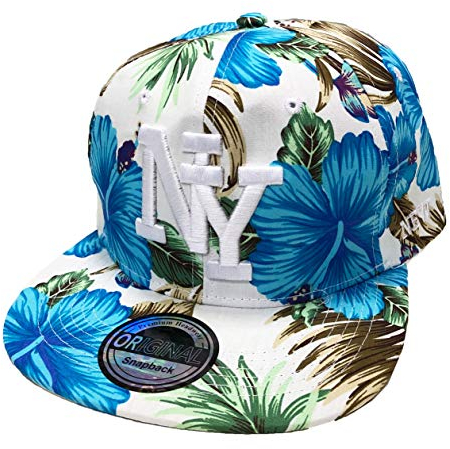 J26 Kids Kinder Snapback USA Cap Teenie Kappe Basecap Mütze Trucker Cappy Sport NY (Blau), Einheitsgröße