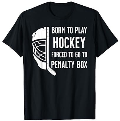 Hockeytrikot Hockeyspieler Torwart Strafbox Trainer Retro T-Shirt