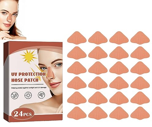 Toppa Naso Protezione UV,Naso con Protezione Solare,Dal Sole Protezione UV Naso,Naso Adesivo Protezione Solare Proteggi Protezione,Protezione Solare Naso,Adesivo Naso Protezione Solare Per Uomo Donna